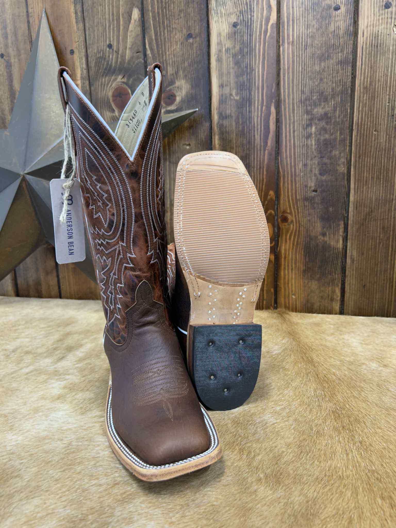 Women's Anderson Bean Mike Tyson Bison Boots-Women's Boots-Anderson Bean-Lucky J Boots & More, Women's, Men's, & Kids Western Store Located in Carthage, MO