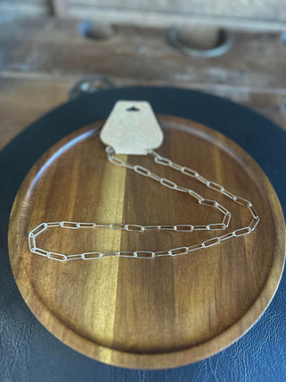 Elise Sterling Silver Chain Necklace-Necklaces-LJ Turquoise-Lucky J Boots & More, Women's, Men's, & Kids Western Store Located in Carthage, MO