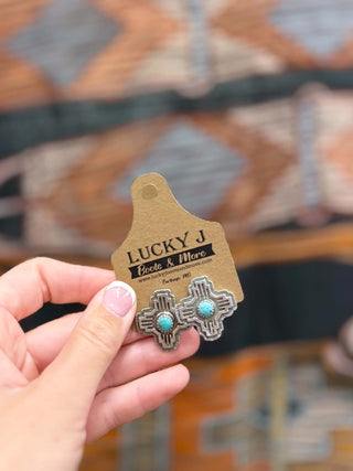 Eva Earrings - Lucky J Boots & More