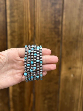 Romy Bracelet-Bracelets-LJ Turquoise-Lucky J Boots & More, Women's, Men's, & Kids Western Store Located in Carthage, MO
