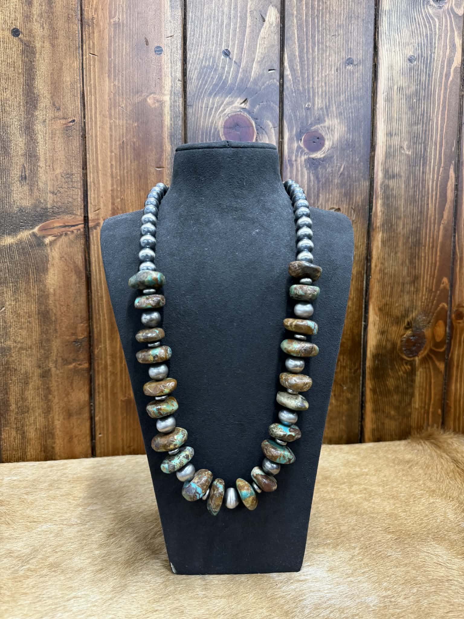 Genevieve Necklace-Necklaces-LJ Turquoise-Lucky J Boots & More, Women's, Men's, & Kids Western Store Located in Carthage, MO
