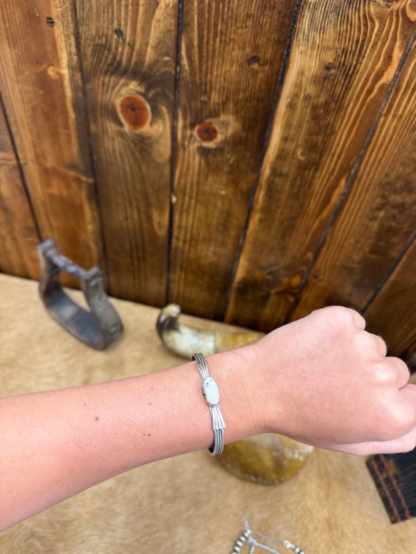 Samara Cuff-Bracelets-LJ Turquoise-Lucky J Boots & More, Women's, Men's, & Kids Western Store Located in Carthage, MO