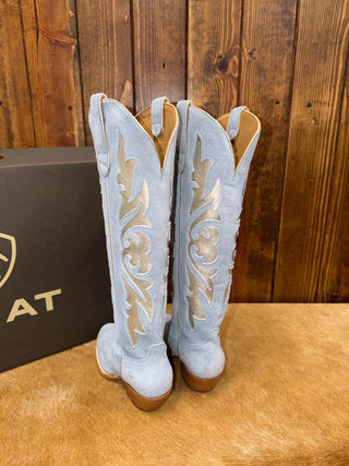 Women's Ariat Clarabelle Baby Blue Suede Boot