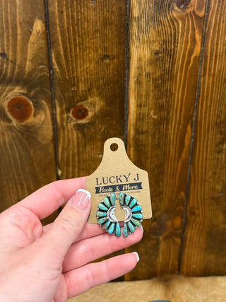 Wrenlee Earrings-Earrings-LJ Turquoise-Lucky J Boots & More, Women's, Men's, & Kids Western Store Located in Carthage, MO