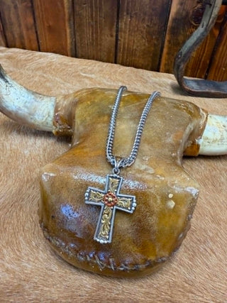 Twister Men's Cross Necklaces