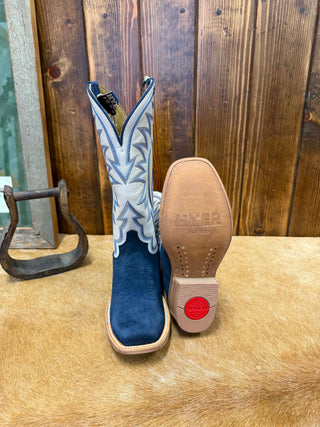 Women's Hyer Rose Hill Navy Roughout Boot