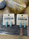Estella Earrings-Earrings-LJ Turquoise-Lucky J Boots & More, Women's, Men's, & Kids Western Store Located in Carthage, MO