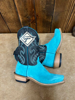 Men's Fenoglio Turquoise Roughout Boot-Men's Boots-Fenoglio Boots-Lucky J Boots & More, Women's, Men's, & Kids Western Store Located in Carthage, MO
