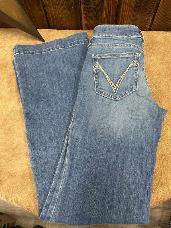 Women's Ariat Perfect Rise Isabella Trouser Jean-Women's Denim-Ariat-Lucky J Boots & More, Women's, Men's, & Kids Western Store Located in Carthage, MO
