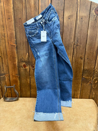 Women's Vervet Rachel Super High Rise Baggy Wide Leg Jean-Women's Denim-Flying Monkey-Lucky J Boots & More, Women's, Men's, & Kids Western Store Located in Carthage, MO