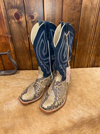 Men's Anderson Bean Natural Matte Giant Python Boots