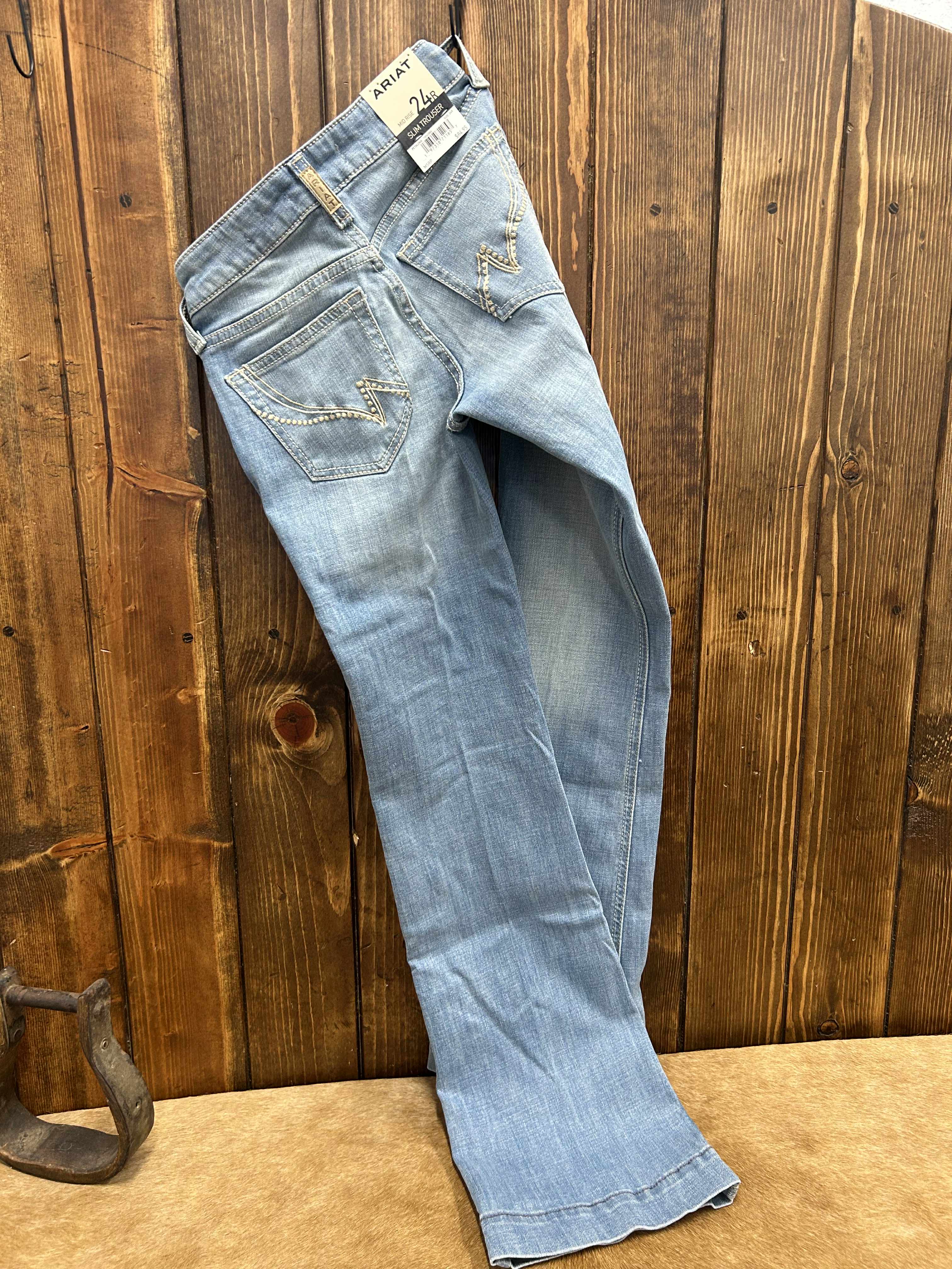 Women's Ariat Giovana Slim Leg Trouser Jean-Women's Denim-Ariat-Lucky J Boots & More, Women's, Men's, & Kids Western Store Located in Carthage, MO