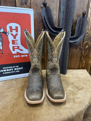 Men's Hyer Kincaid Tobacco Shrunken Shoulder Boot-Men's Boots-HYER Boots-Lucky J Boots & More, Women's, Men's, & Kids Western Store Located in Carthage, MO