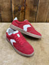 Corkys Spoiler Alert Sneakers in Red Faux Suede-Women's Casual Shoes-Corkys Footwear-Lucky J Boots & More, Women's, Men's, & Kids Western Store Located in Carthage, MO