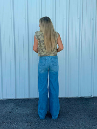 Women's Ariat Luana Ultra High Rise Wide Leg Jean