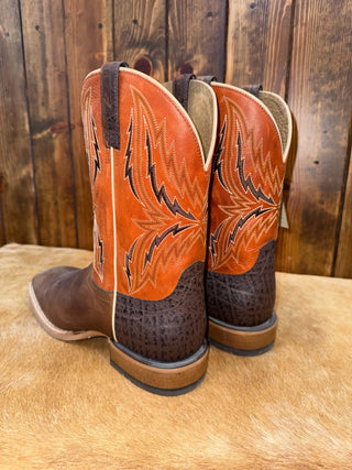 Men's Ariat Arena Rebound Chocolate Cowboy Boot