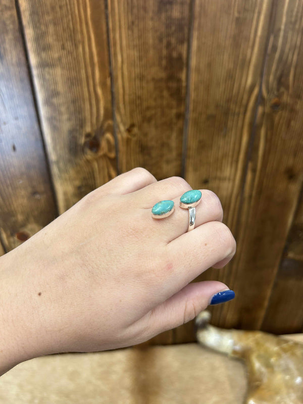 Mila Ring-Rings-LJ Turquoise-Lucky J Boots & More, Women's, Men's, & Kids Western Store Located in Carthage, MO