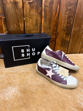 Women's Shu Shop Paula in Bordeaux Lizard