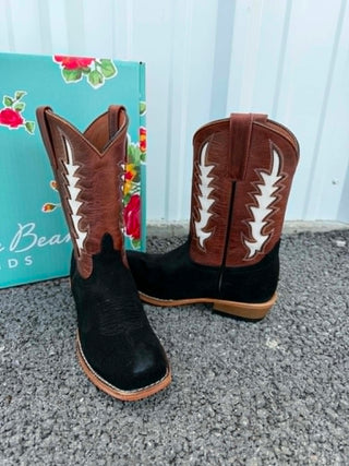 Kid's Macie Bean Black Suede Boot
