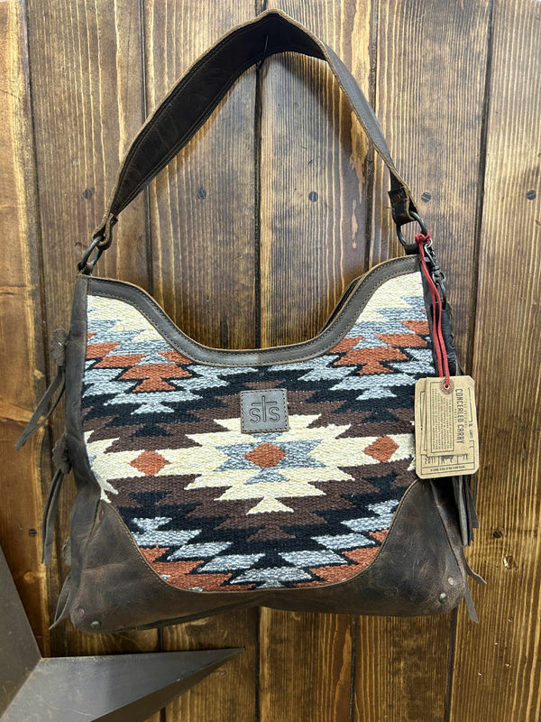 STS Guadalupe Serape Hobo Bag-Totes-Carrol STS Ranchwear-Lucky J Boots & More, Women's, Men's, & Kids Western Store Located in Carthage, MO