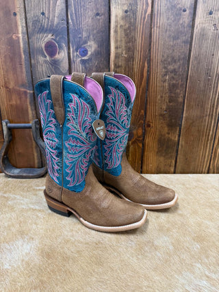 Women's Ariat Futurity Oak Brown Roughout Boot
