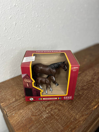 Four Sixes Quarter Horse Set-Toys-Big Country Toys-Lucky J Boots & More, Women's, Men's, & Kids Western Store Located in Carthage, MO