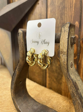 Gold Earrings-Earrings-LJ Fashion Jewelry-Lucky J Boots & More, Women's, Men's, & Kids Western Store Located in Carthage, MO