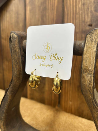 Gold Earrings-Earrings-LJ Fashion Jewelry-Lucky J Boots & More, Women's, Men's, & Kids Western Store Located in Carthage, MO