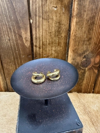 Gold Earrings-Earrings-LJ Fashion Jewelry-Lucky J Boots & More, Women's, Men's, & Kids Western Store Located in Carthage, MO