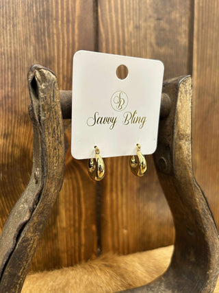 Gold Earrings-Earrings-LJ Fashion Jewelry-Lucky J Boots & More, Women's, Men's, & Kids Western Store Located in Carthage, MO
