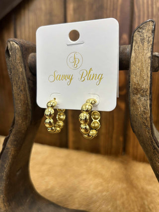 Gold Earrings-Earrings-LJ Fashion Jewelry-Lucky J Boots & More, Women's, Men's, & Kids Western Store Located in Carthage, MO