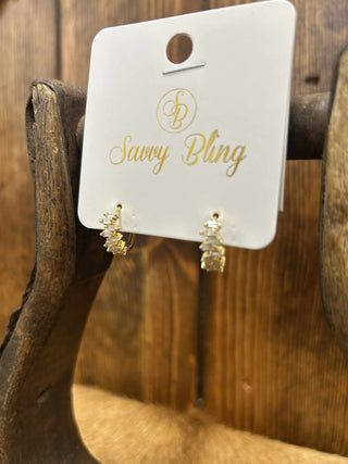 Gold Earrings-Earrings-LJ Fashion Jewelry-Lucky J Boots & More, Women's, Men's, & Kids Western Store Located in Carthage, MO