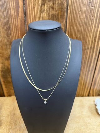 Gold Necklaces-Necklaces-LJ Fashion Jewelry-Lucky J Boots & More, Women's, Men's, & Kids Western Store Located in Carthage, MO