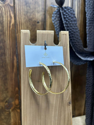 Gold Waterproof Earrings-Earrings-LJ Fashion Jewelry-Lucky J Boots & More, Women's, Men's, & Kids Western Store Located in Carthage, MO