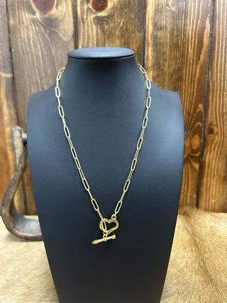 Gold Waterproof Necklaces-Necklaces-LJ Fashion Jewelry-Lucky J Boots & More, Women's, Men's, & Kids Western Store Located in Carthage, MO
