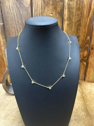 Gold Waterproof Necklaces-Necklaces-LJ Fashion Jewelry-Lucky J Boots & More, Women's, Men's, & Kids Western Store Located in Carthage, MO