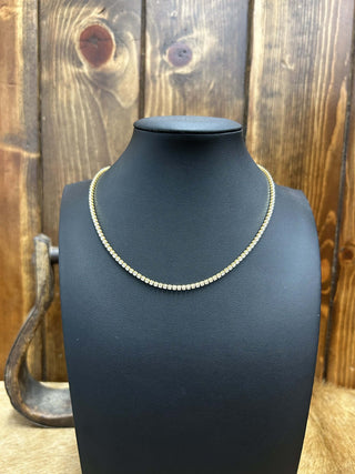 Gold Waterproof Necklaces-Necklaces-LJ Fashion Jewelry-Lucky J Boots & More, Women's, Men's, & Kids Western Store Located in Carthage, MO