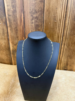 Gold Waterproof Necklaces-Necklaces-LJ Fashion Jewelry-Lucky J Boots & More, Women's, Men's, & Kids Western Store Located in Carthage, MO