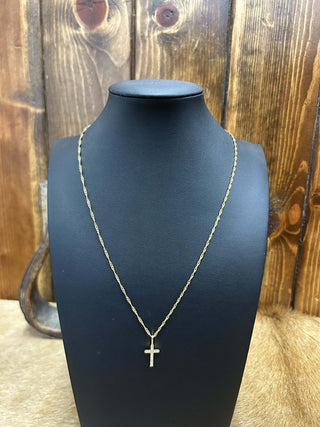 Gold Waterproof Necklaces-Necklaces-LJ Fashion Jewelry-Lucky J Boots & More, Women's, Men's, & Kids Western Store Located in Carthage, MO