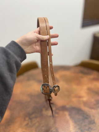 H12090 Split Ear Headstall-Headstall-Berlin Leather-Lucky J Boots & More, Women's, Men's, & Kids Western Store Located in Carthage, MO