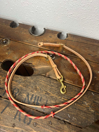 H515 Braided Barrel Reins-Reins-Berlin Leather-Lucky J Boots & More, Women's, Men's, & Kids Western Store Located in Carthage, MO