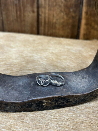 Heart Ring-Rings-LJ Turquoise-Lucky J Boots & More, Women's, Men's, & Kids Western Store Located in Carthage, MO