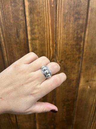 Jade Ring-Rings-LJ Turquoise-Lucky J Boots & More, Women's, Men's, & Kids Western Store Located in Carthage, MO