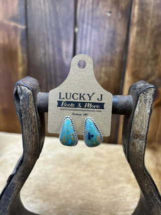 Juliet Earrings-Earrings-LJ Turquoise-Lucky J Boots & More, Women's, Men's, & Kids Western Store Located in Carthage, MO