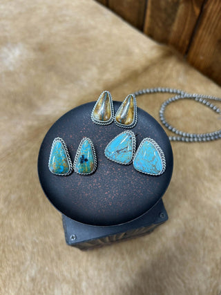 Juliet Earrings-Earrings-LJ Turquoise-Lucky J Boots & More, Women's, Men's, & Kids Western Store Located in Carthage, MO