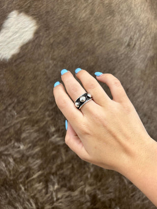 June Ring-Rings-LJ Turquoise-Lucky J Boots & More, Women's, Men's, & Kids Western Store Located in Carthage, MO