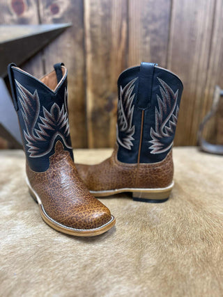Kids Horse Power Honey Bullfighter Shoulder Boot-Kids Boots-Horse Power-Lucky J Boots & More, Women's, Men's, & Kids Western Store Located in Carthage, MO