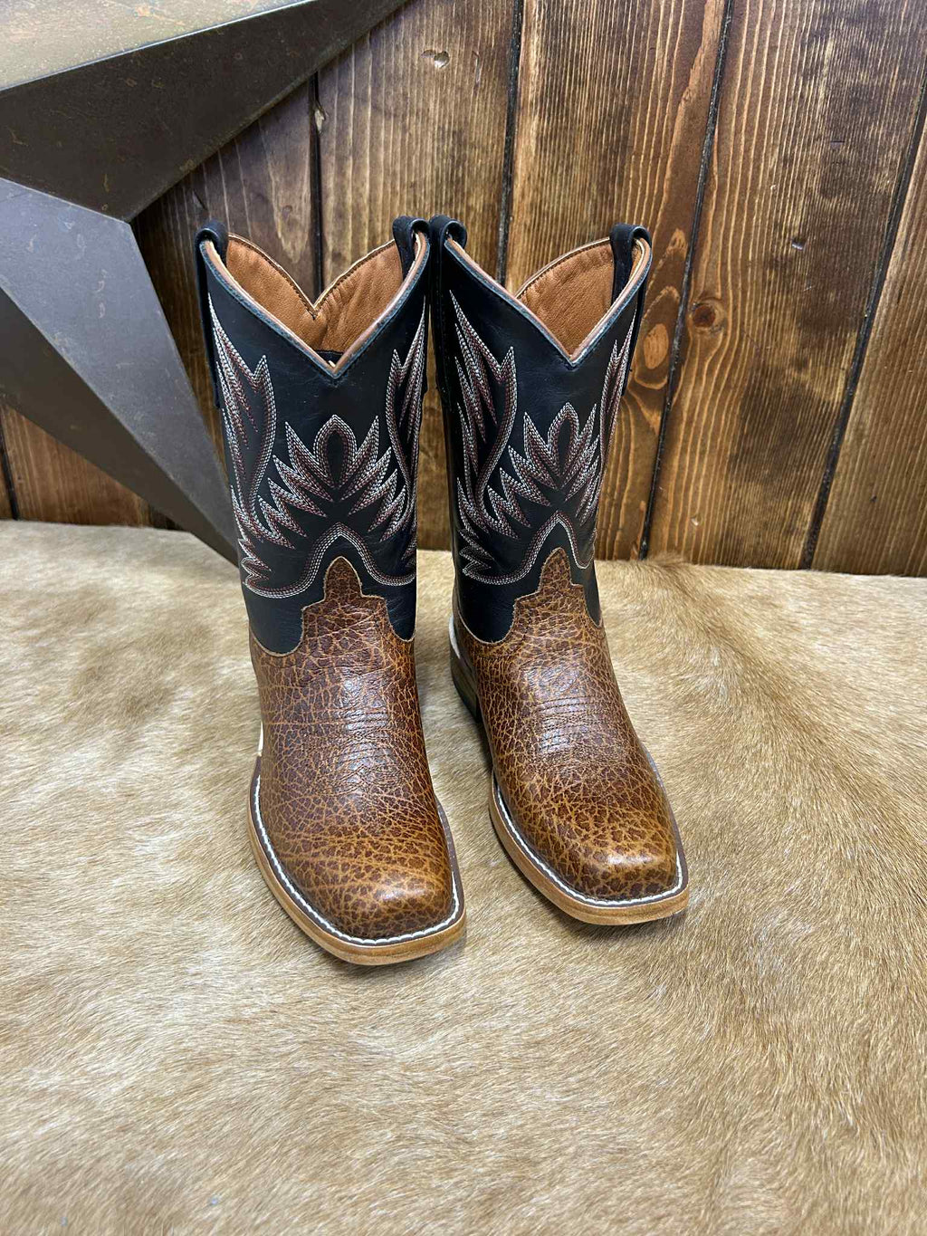 Kids Horse Power Honey Bullfighter Shoulder Boot – Lucky J Boots & More