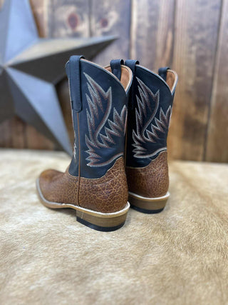 Kids Horse Power Honey Bullfighter Shoulder Boot-Kids Boots-Horse Power-Lucky J Boots & More, Women's, Men's, & Kids Western Store Located in Carthage, MO