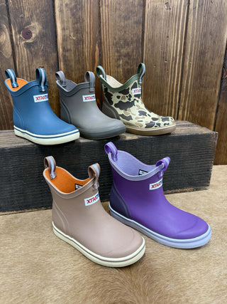 Kid's Xtratuf Ankle Deck Boots-Kid's Rain Boots-XTRATUF-Lucky J Boots & More, Women's, Men's, & Kids Western Store Located in Carthage, MO